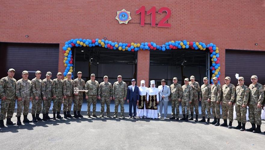 Обслуживающее 30 сел новое пожарное депо открыли в ЗКО
